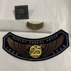 Harley-Davidson HOG member exclusive pin/patch combo 2008 edition
